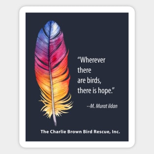 CB Hope Feather 3 Magnet